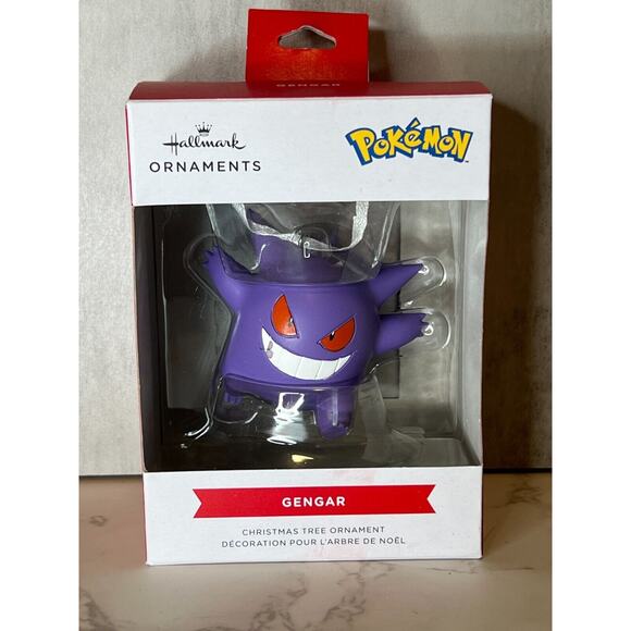 2024 Hallmark Ornaments - GENGAR Pokemon Collectible Figure Ornament NEW IN BOX - Picture 1 of 2